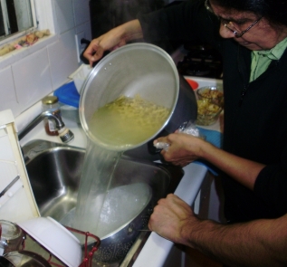 Don't overcook the pasta!